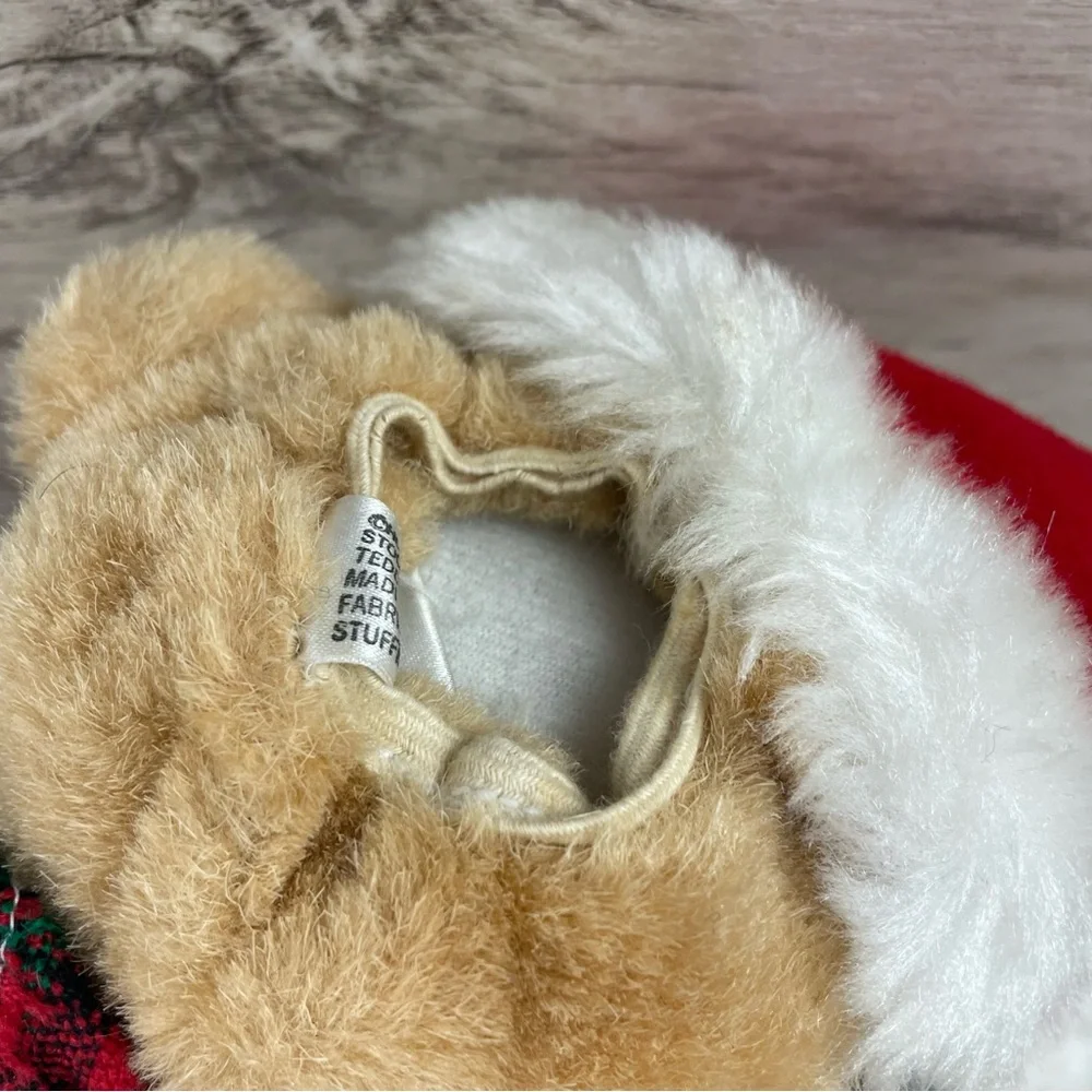 2 Vintage 1985 Plush Door Knob Cover House Of Lloyd + Mouse Santa Christmas
